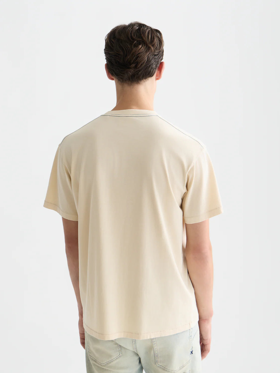 【 SCOTCH＆SODA 】バスキアコラボプリント刺繍Tシャツ / オフホワイト