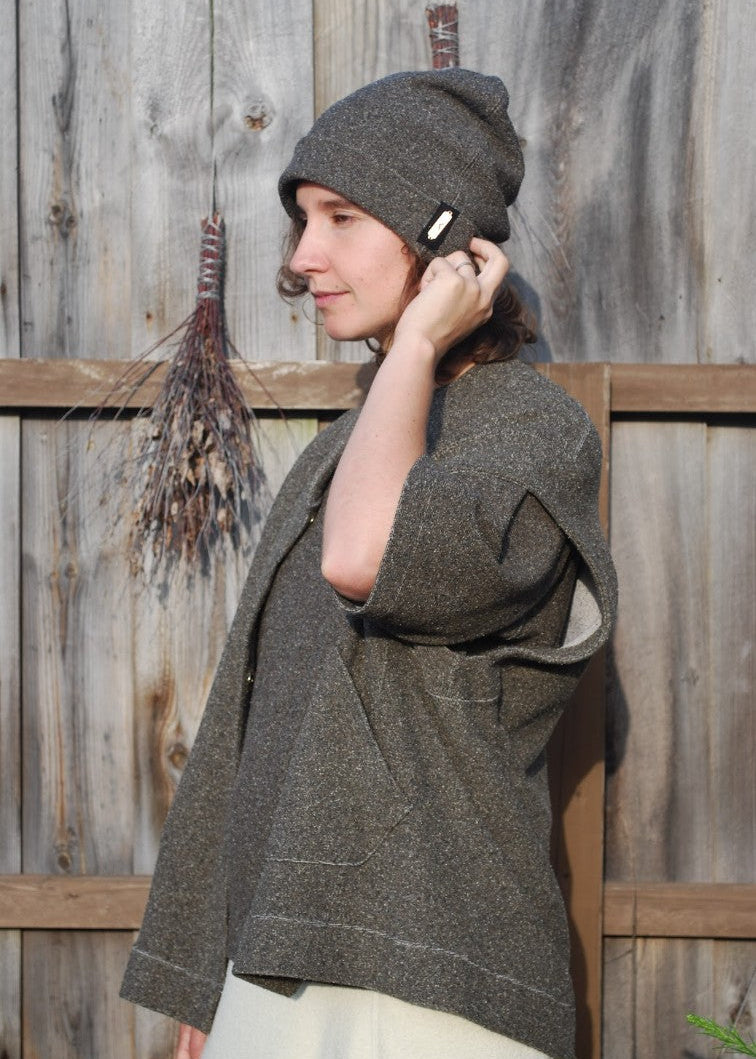 【 UNISEX 】シルク×和紙糸　ニット帽