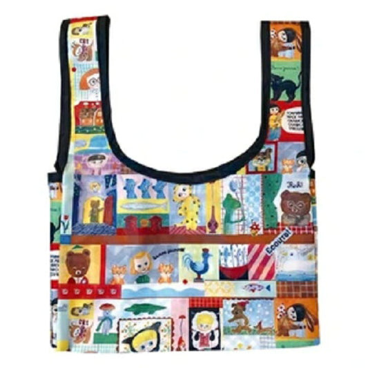 Ecoute！minette マリーニモンティーニ コンビニエコバッグ コラージュ