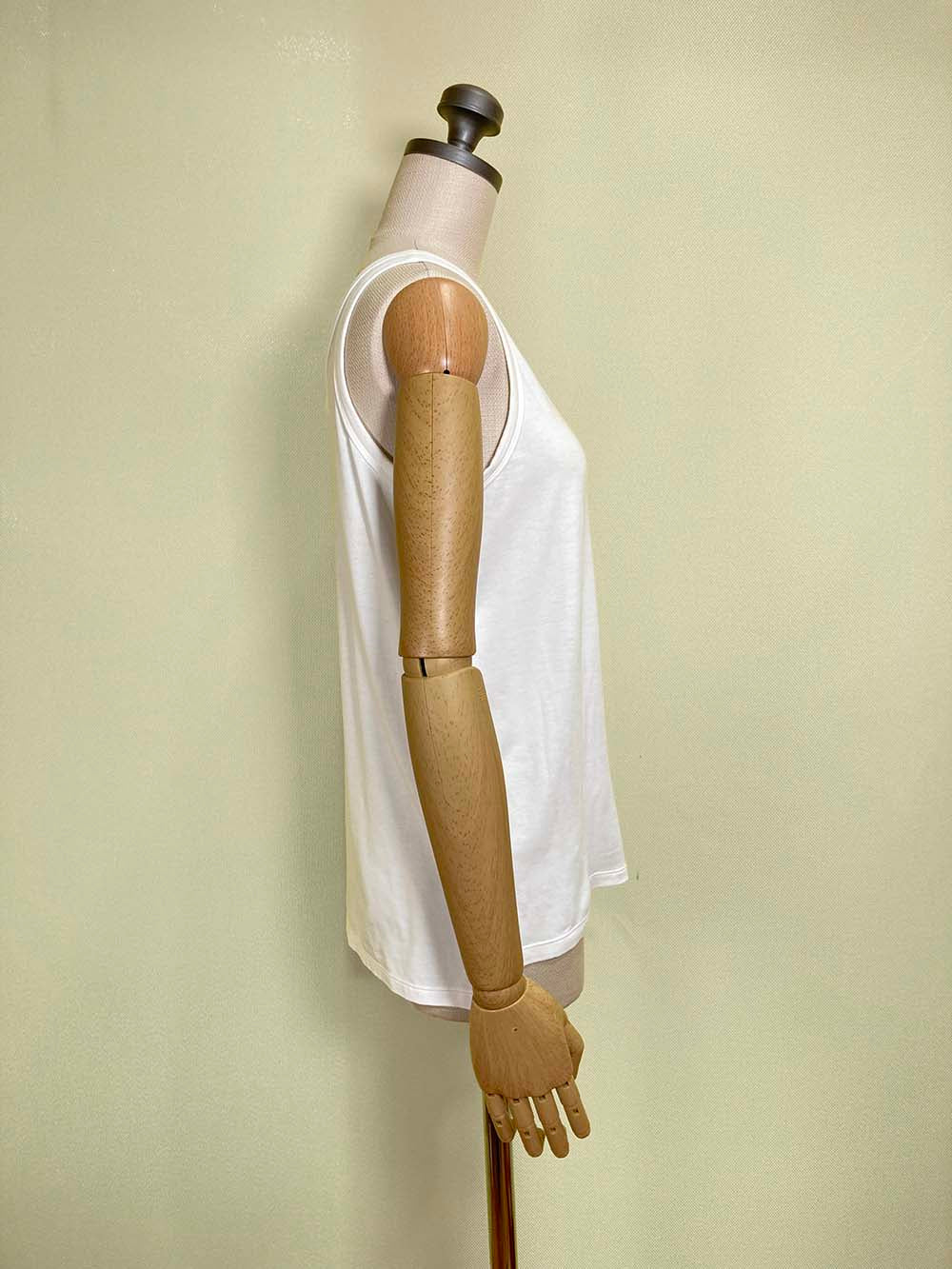 litmus lutens タンクトップ 30/-ナチュラルソフト天竺 タンクトップ（タイトフィット