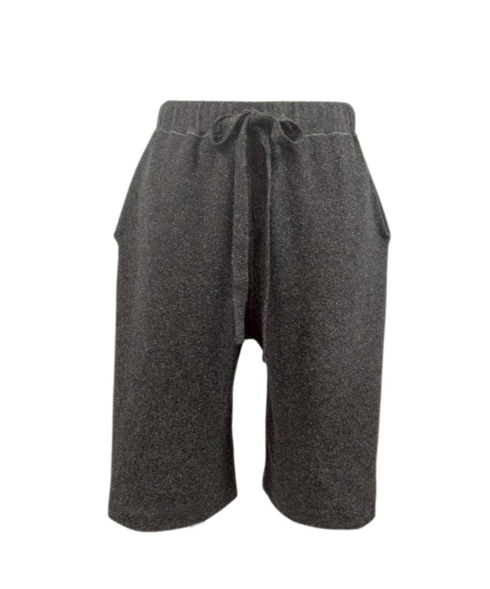【 UNISEX 】シルク×和紙糸  ひざ下丈ハーフパンツ